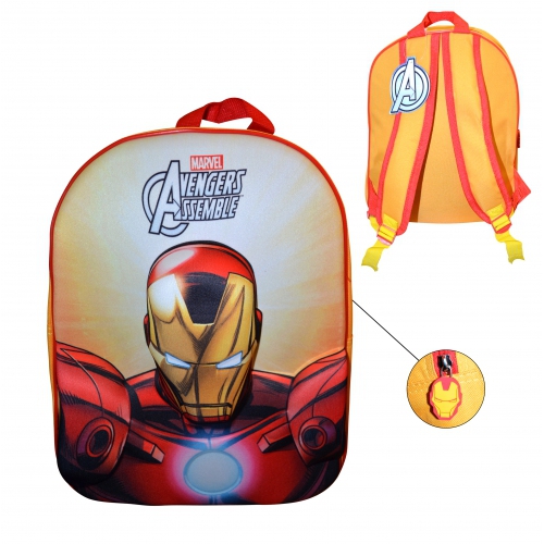 Bolsa 3d Escuela Eva Mochila Mochila Marvel Avengers Assenble 'Iron Man'