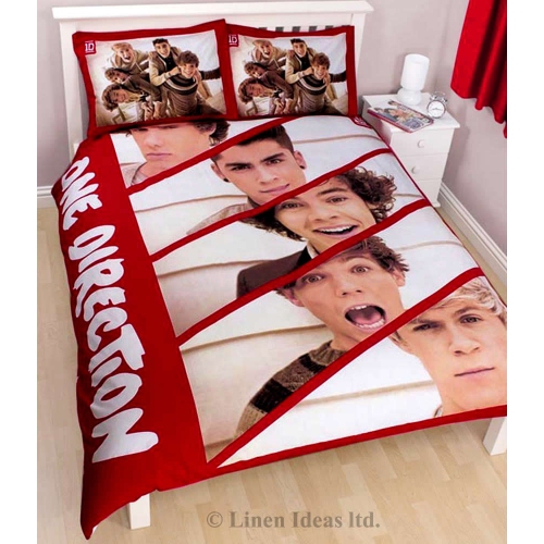 One Direction Boyfriend Reversible Panel Double Bed Duvet Quilt