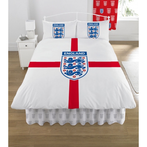 England Crest Flag Double Bedding Duvet Cover Set