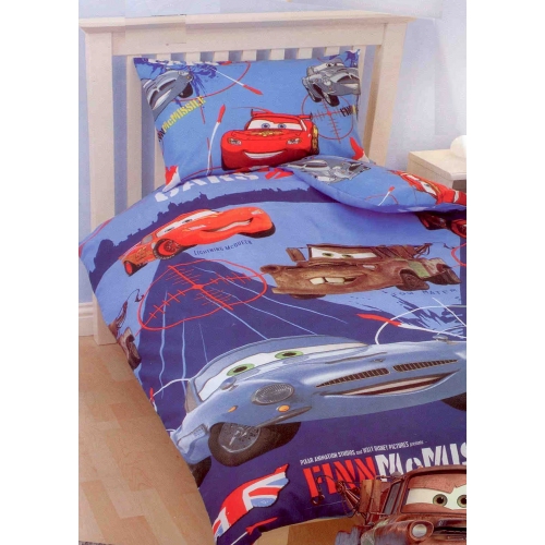  Finn McMissile Reversible Single Bed Duvet Quilt Cover Set New
